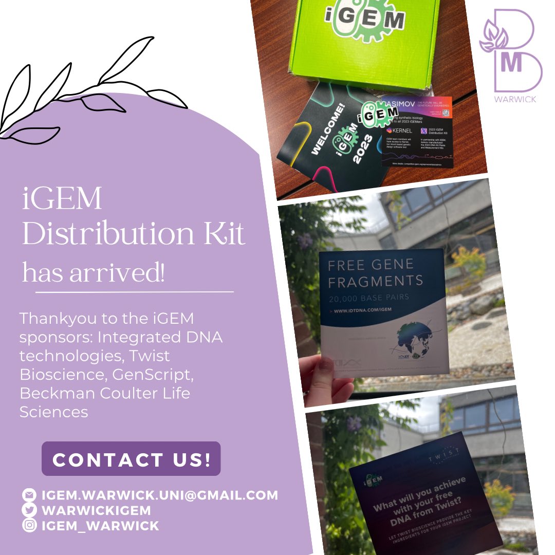 Warwick iGEM tweet media