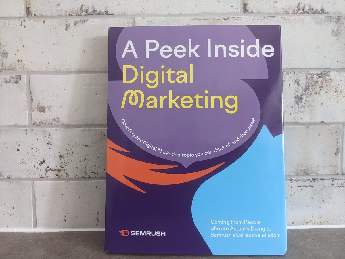 What an amazing book!

“A Peek Inside Digital Marketing” is a compilation from all 341 #SemrushChat events!

Thank You @semrush