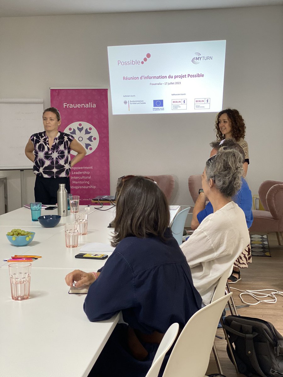 Heute unsere  #Possible Info Veranstaltung auf französisch 🇫🇷 war eine Erfolg. <a href="/laredberlin/">La Red</a> und <a href="/Frauenalia_gUG/">Frauenalia</a> freuen wir uns 🎉 alle Frauen 🙎‍♀️👩‍💼🧕👩‍👩‍👦‍👦🙋🏾‍♀️ sind herzlich willkommen heißen. Wir begleiten euch gerne