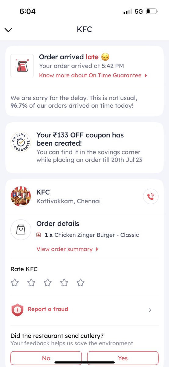 porkumaran's tweet photo. @zomatocare @deepigoyal Issue 4: as per Zomato gold plan, 100% money given as coupon if food not delivered on time
I ordered for 246(item value 199) but coupon received for 133 with 3 days validity only
Did u guys mention this in that plan during purchasing? this is the biggest scam. https://t.co/dSiJr9jRqF