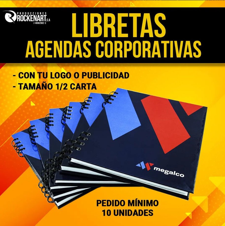 LIBRETAS AGENDAS CORPORATIVAS
ideal para regalos corporativos totalmente personalizadas con tu marca y publicidad 📒😍

☑️ Pedido mínimo: 10 unidades
☑️ Tamaño 1/2 carta
☑️ Incluye hoja de calendario
Contáctanos!!! 📞0212-7140210
📲WhatsApp:0212-2860452
#libretascorporativas