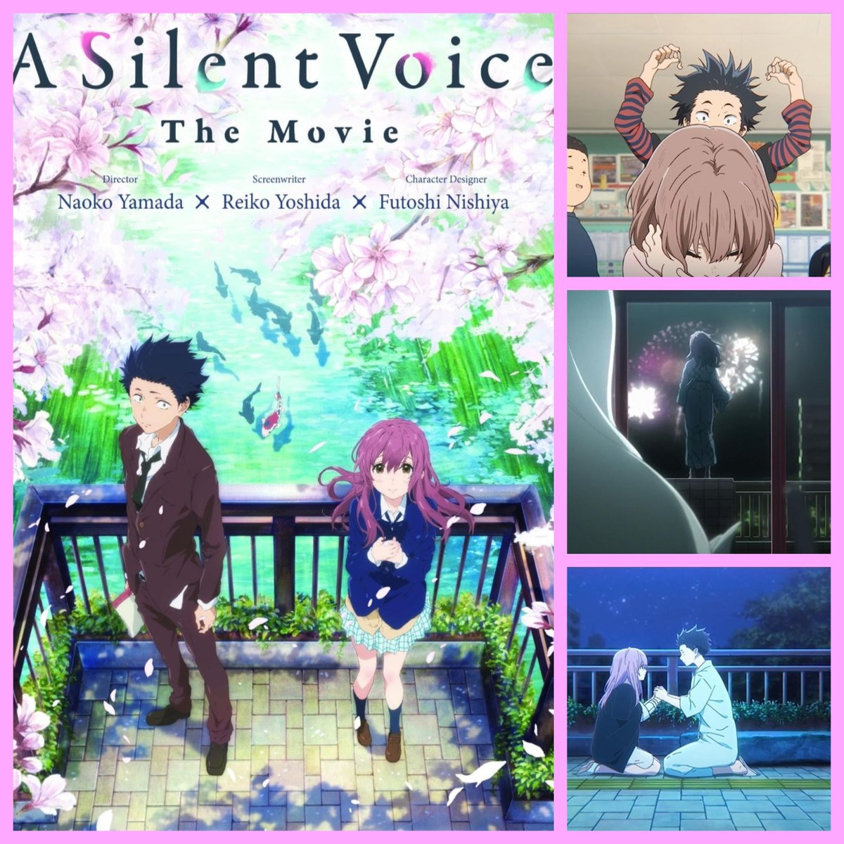 TallyMichelle4's tweet photo. #AnimeMovies #AnimeSeries 
#ColorfullJapan #FilmTwitter

#ASilentVoice (2016)
Dir. by #NaokoYamada
Studio #KyōtoAnimation

A young man is ostracized by his classmates after he bullies a deaf girl to the point where she moves away. Years later he sets off on a path for redemption https://t.co/q0Co86IghL