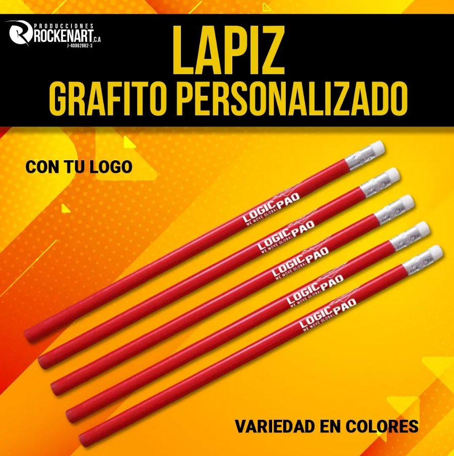LAPIZ GRAFITO PERSONALIZADO
Excelente opción para promover tu marca 🤩

Contáctanos!!! 📞0212-7140210
📲WhatsApp:0212-2860452
#lapiz #lapizgrafito #lapizpersonalizado #lapizconlogo #lapizpublicitario #lapizgrabado #materialpublicitario #diseñografico #logotipo #materialpop