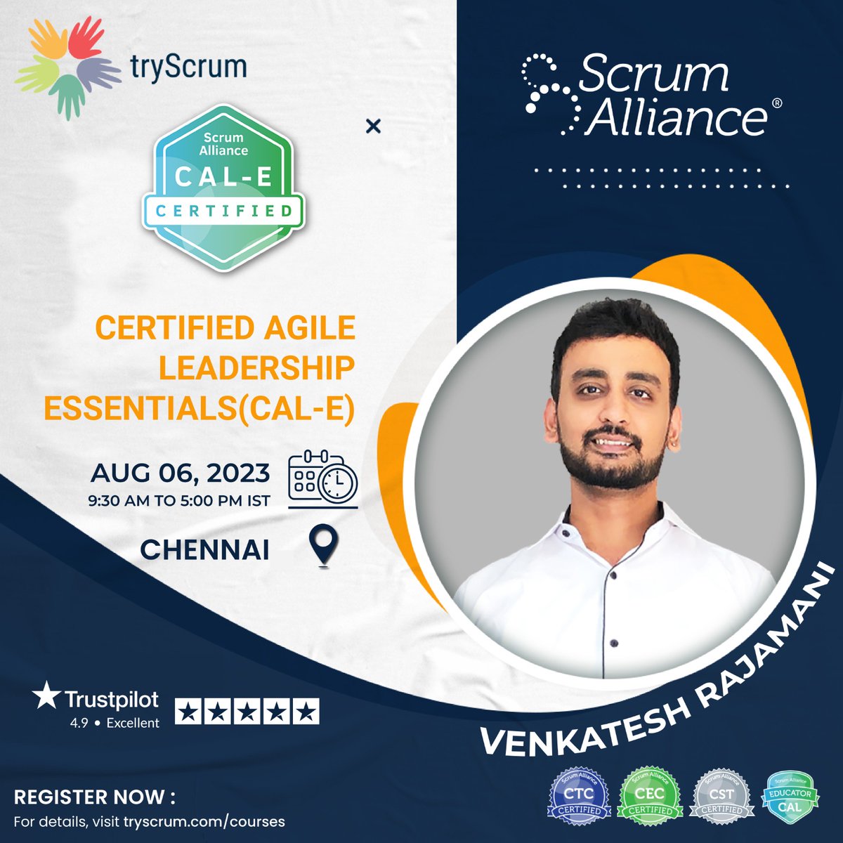 try_Scrum's tweet photo. 📷
try_scrum
Agile Leadership: Driving Transformation and Growth
.
.
Register Now :
https://t.co/52ntuZDxRg
.
.
#scrummaster #agil #leadership  #success 
#certifieddaks  #csm   #alliance  #kaban #Scrum 
#master #startup #business #growth
#lead #development  #August  #classes https://t.co/sNHMqrQEYV