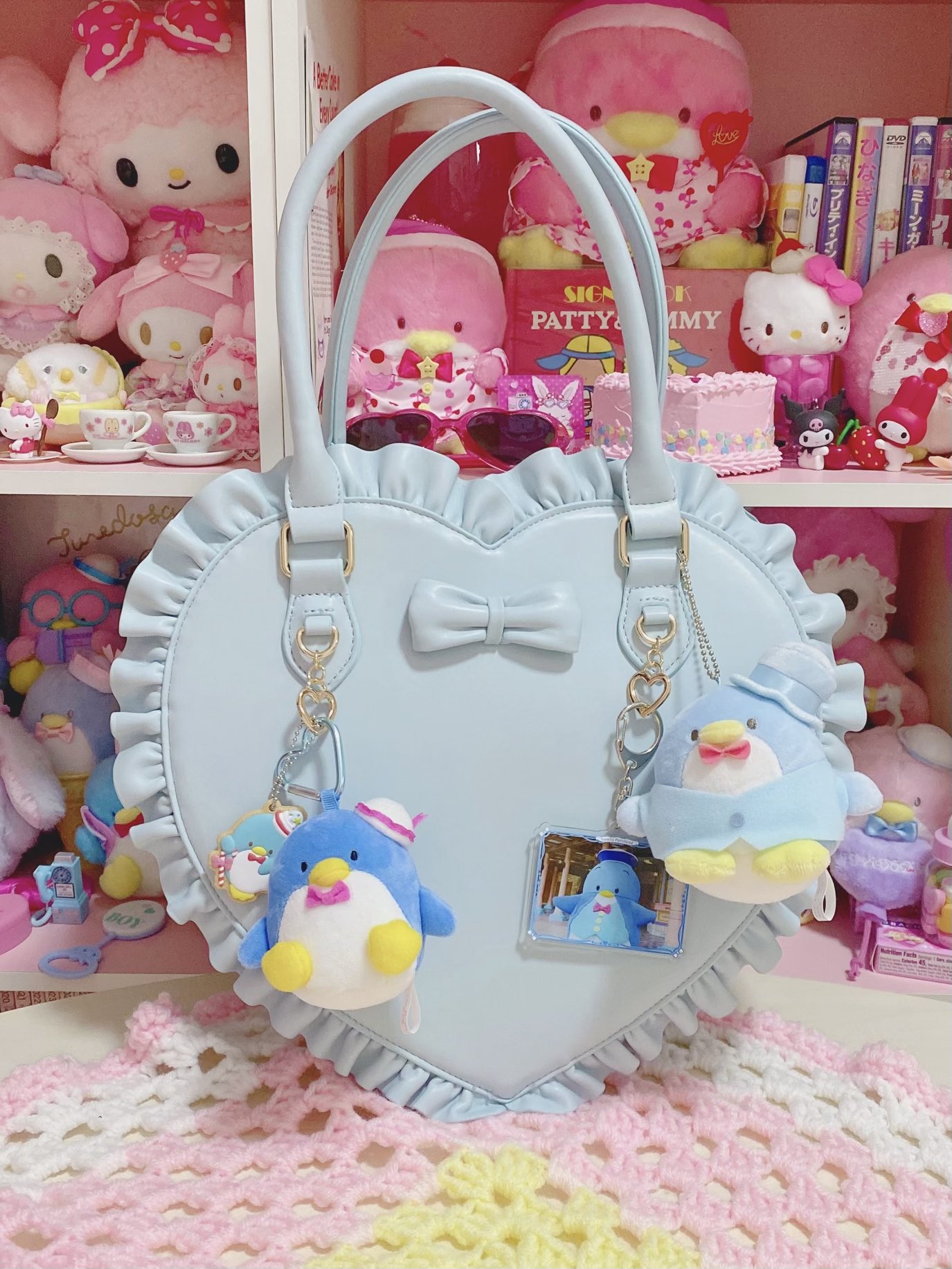 Cutie With Me ハートバッグ Lolime ロリミィBLUE