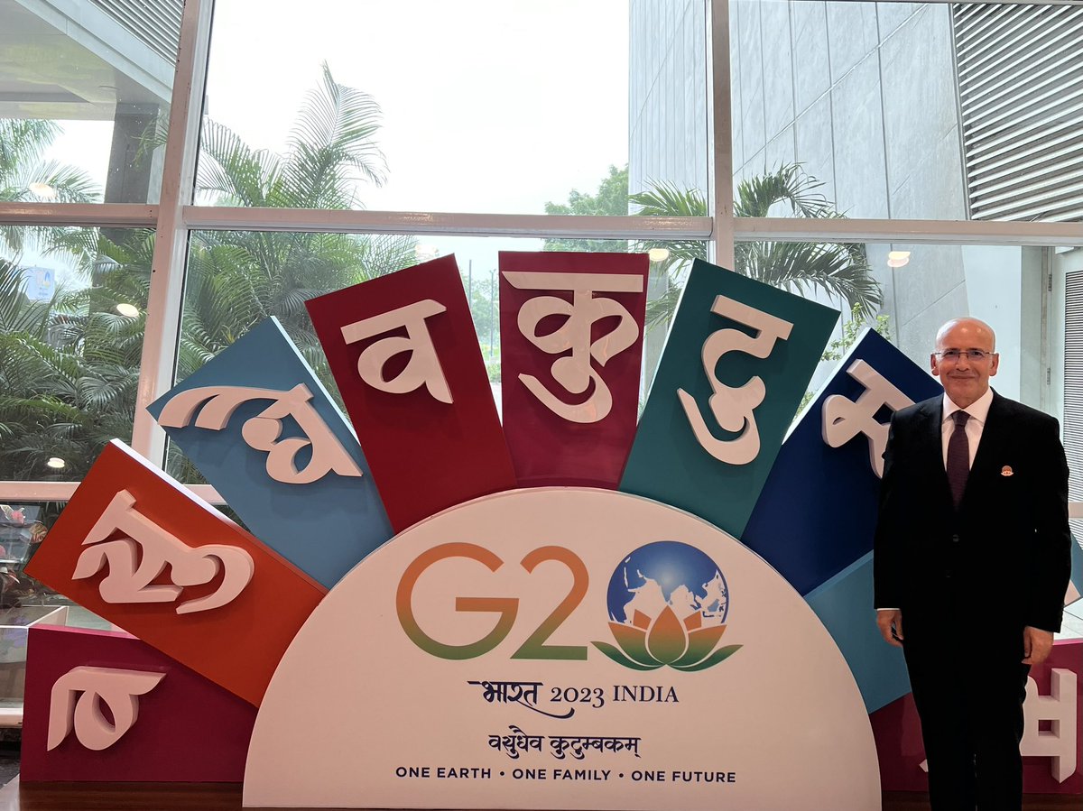 I would like to congratulate #India for hosting a seamlessly organized #G20 Finance Ministers and Central Bank Governors’ summit and the great hospitality.

I look forward to the G20 Leaders' summit in September, focusing on 'One Earth, One Family, One Future'