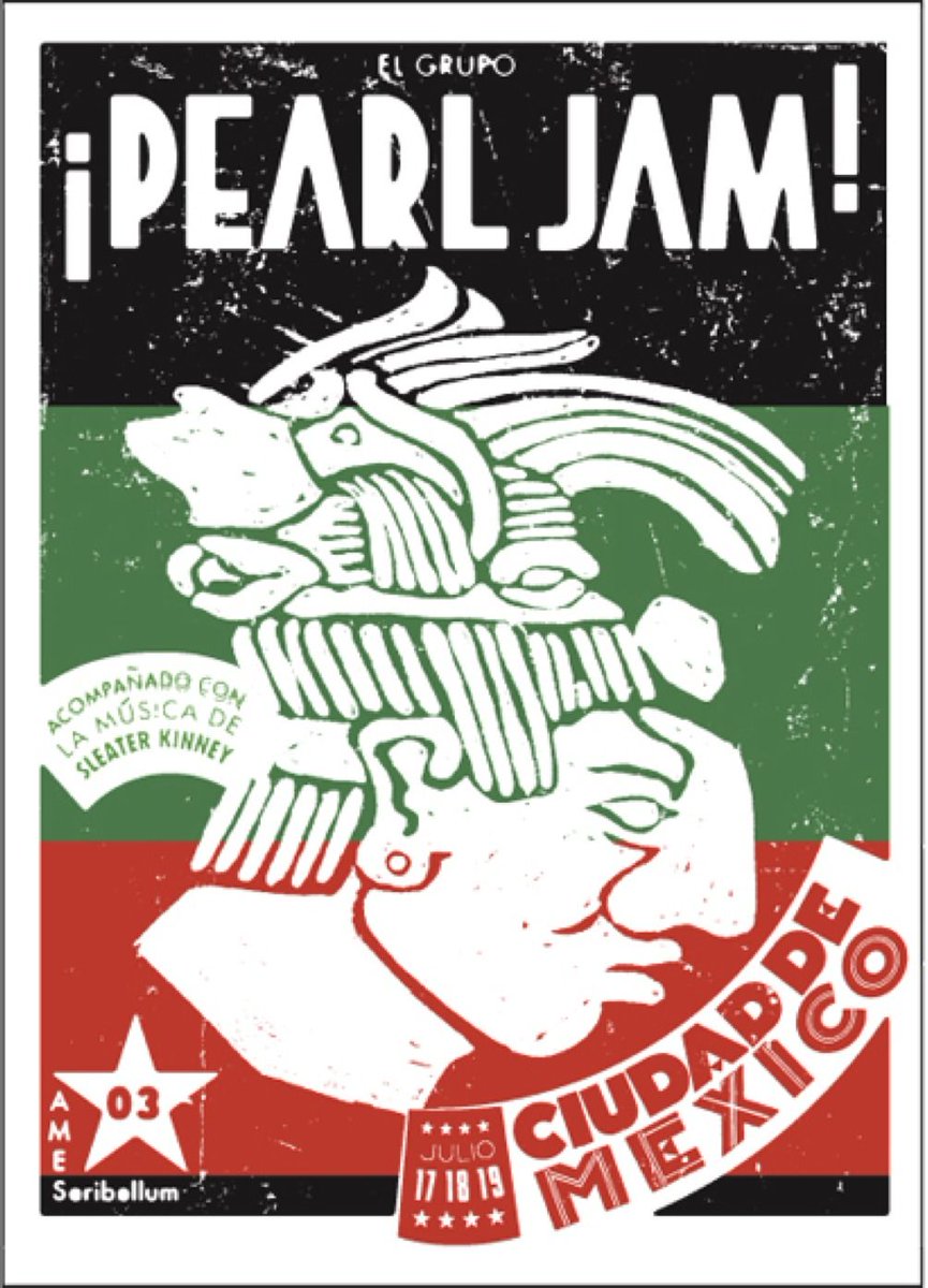 pj_history's tweet photo. 20 years ago today, Pearl Jam played Mexico for the 1st time. The success of these 3 landmark shows led to the band touring Latin America in '05. PJ opened night 1 with this pristine rendition before the ravenous crowd. #tfh

"Of the Girl," July 17, 2003: https://t.co/iM0Zqcr6IL https://t.co/sOp4Mq4GB3