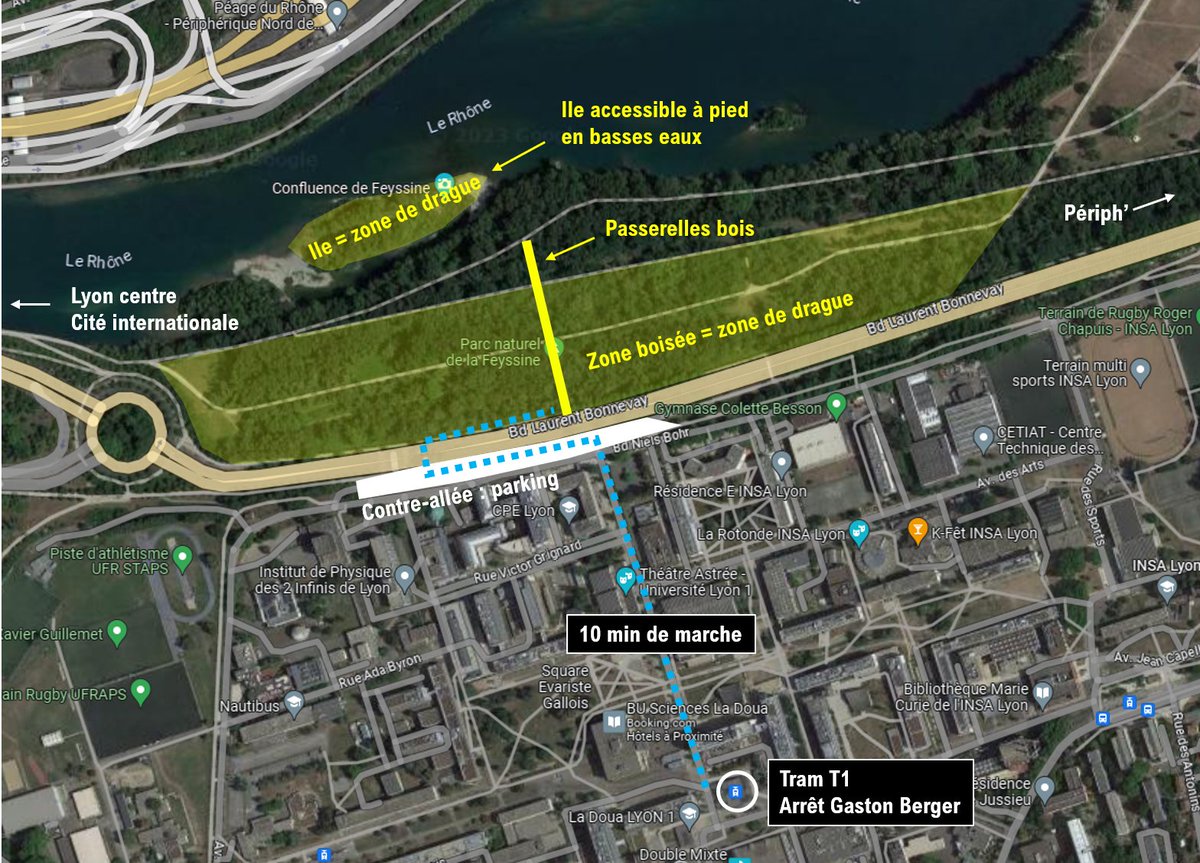 lyongayboys4's tweet photo. Pour les lyonnais et mecs de passage, le meilleur spot de drague gay / cruising de LYON se situe au Parc de la Feyssine. Accessible jour &amp; nuit. 
Parking dans la contre-allée du Bld Bonnevay. 
A 10 min de marche du tram T1.  
Merci de RT en masse !  #lyongay #gaylyon #feyssine https://t.co/0pMsEv9aAO