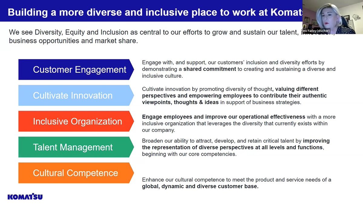 learningleader's tweet image. Check out our new Insight on Creating a Space to Belong at Komatsu to explore the benefits of embracing gender diversity, fostering an inclusive culture, and promoting workplace well-being - learningexecutive.com/insights/creat…