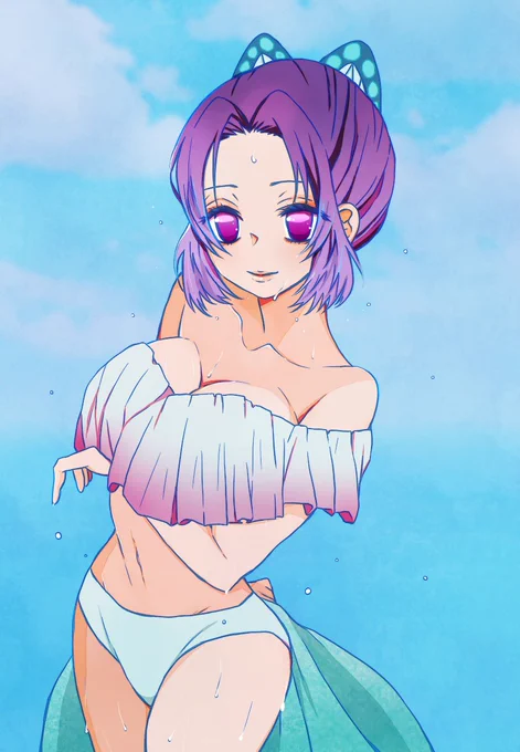 の日なのでの水着姿ぎゆ先生が見回りと姉にきいて何だかんだと言い訳しつつも張り切って来たのにせっかく会えたのに全然こっちみてくれなくて怒り出す1分前。 