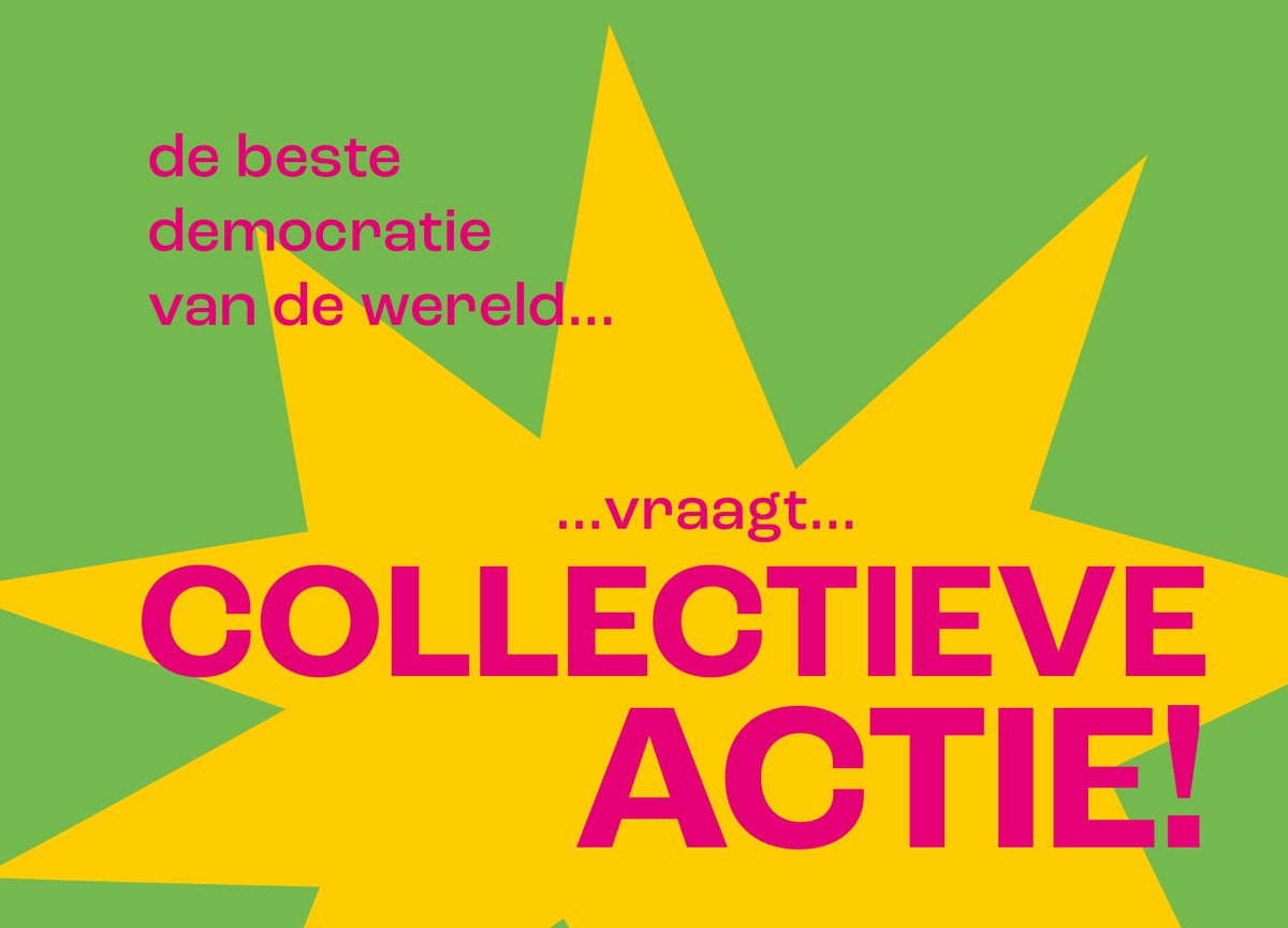 De hoopvolle kaart van Groningen is in de maak!
Wij zoeken: experimenteerruimte, zeggenschap en collectieve actiekracht!

Doe mee en vul aan! >> forms.gle/eY1yHyxry1GkPj…

Want #debestedemocratievandewereld vraag collectieve ACTIE!

<3