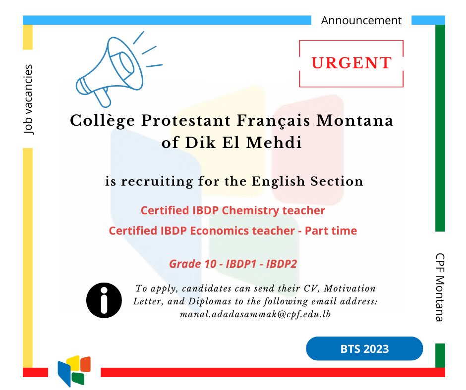 CPFMetn's tweet photo. #CPFinfo #cpfmontana #englishsection #ib #ibdp #recruiting #recruitment #recruitingnow https://t.co/WD73xe8c8X
