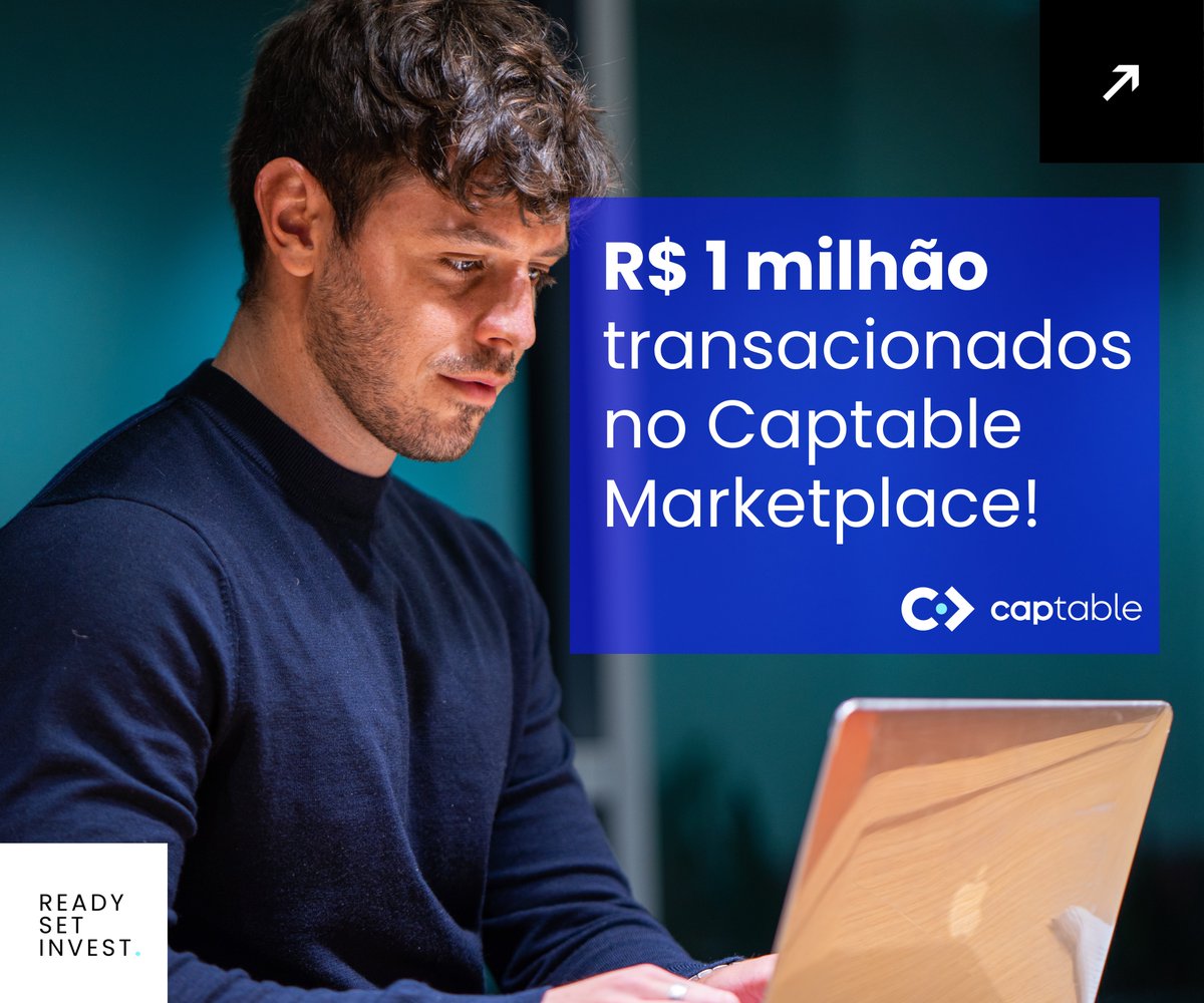R$ 1 milhão transacionados no Marketplace

Em apenas um ano do Captable Marketplace, lideramos o mercado e mudamos a forma como a liquidez é obtida nos investimentos em startups. Fomos pioneiros e fizemos o que ninguém havia feito antes: transacionamos R$ 1 milhão.