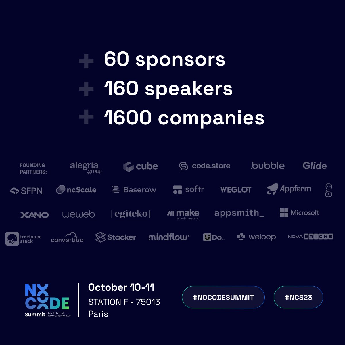 Hi Twitter! The NoCode Summit is coming to Twitter to share news of its next edition... 🔥