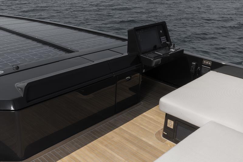 Opacgroup's tweet photo. Opac is known for its yacht covering systems. The company is capable of designing and creating highly customized products. Concrete examples are the anchor windlass and the "dashboard rotator," both made for the Sanlorenzo SP 110 (Ph. Credit: Sanlorenzo SP110 © Guillaume Plisson) https://t.co/4BYa533Qf7