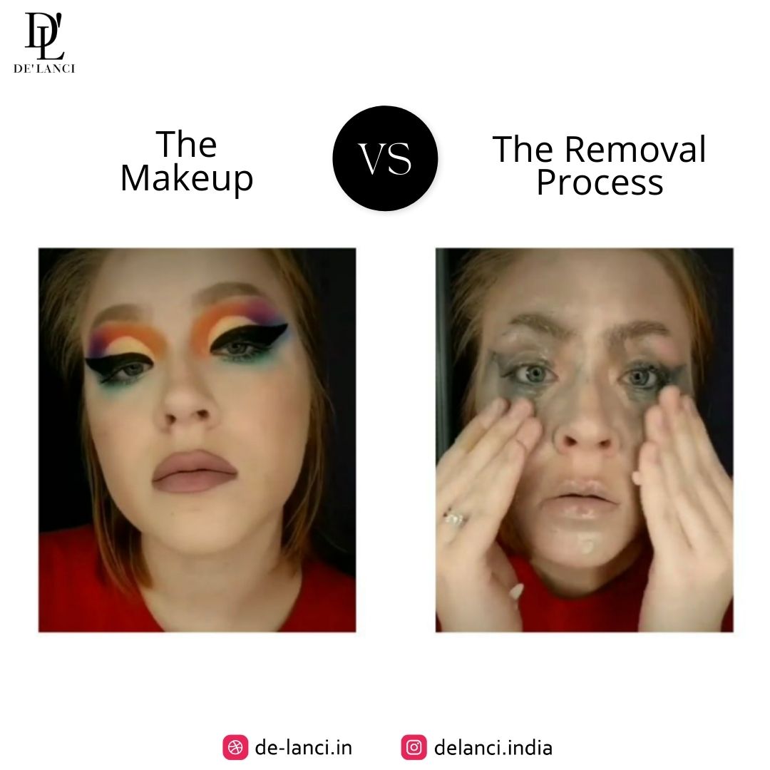 It takes determination to remove makeup 😔💄

#delanciindia #delanci #delancicosmetics  #eyeshadowtutorial #eyeshadowlook #eyeshadowpalettes #concealerpalette #concealerhacks