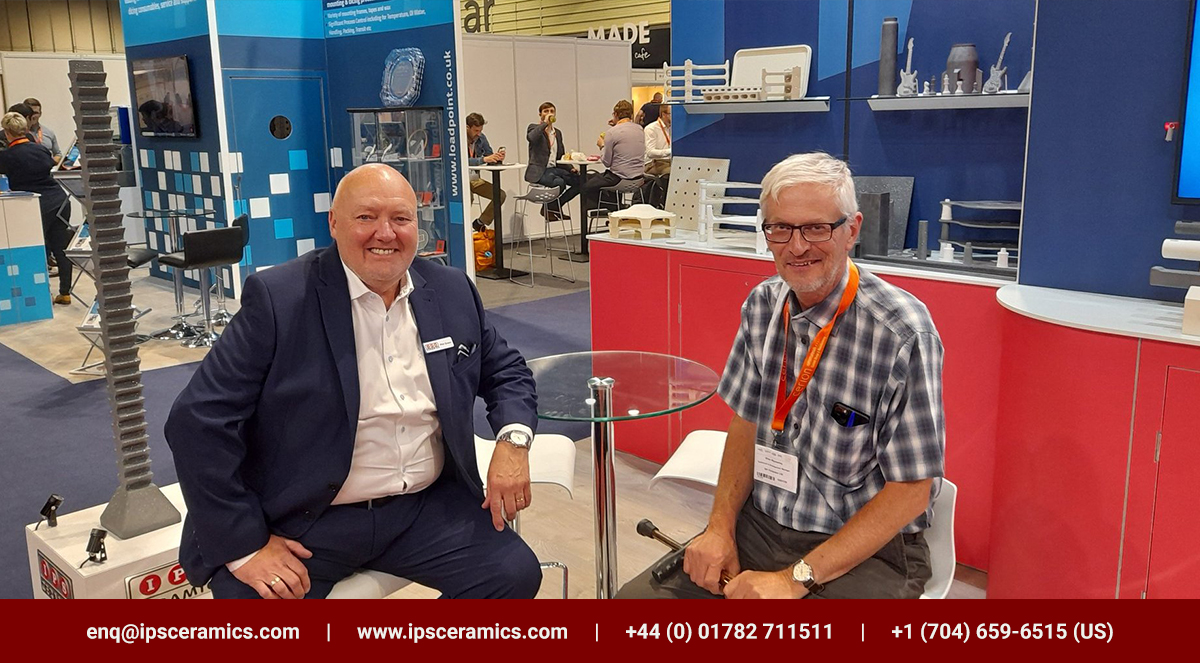 IPSCeramics's tweet photo. This time last year, we exhibited at #CeramicsUK (the event now known as @CeramicsShow).
It was great to talk about our #KilnFurniture and #TechnicalCeramic ranges at a local expo.
Stay updated on future IPS events at https://t.co/e0Q78WhQ4E https://t.co/wpE5hyGZLW