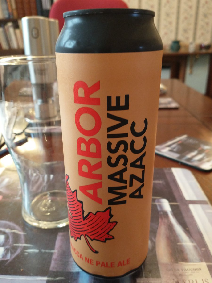 pop_star's tweet image. Massive Azacc a 5.4% New England Pale Ale from #arborales Colour gold, Flavour tropical, citrus. 7.0/10
#newenglandpaleale
#nepaleale
#craftnewenglandpaleale
#azaccahops
#citrahops
#eldoradohopd
#craftbeerlover
#britishbeer
#britishcraftbeer
#beerinacan
#paleale
#craftpaleale