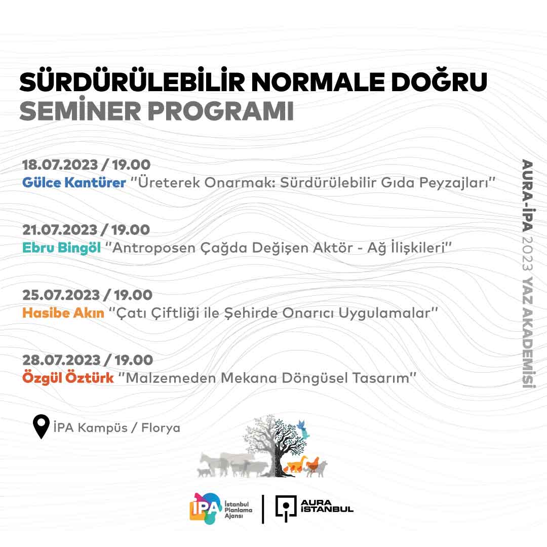 ipaistanbul's tweet photo. Sürdürülebilir ve afetlere dayanıklı yaşam alanlarının oluşmasına sosyo-ekolojik yaklaşımlar ve mekânsal tasarım çerçevesinde çözüm önerileri geliştirmeye odaklanan “Sürdürülebilir Normale Doğru” temalı AURA – İPA Yaz Akademisi bugün başladı.

Adana, Diyarbakır, Gaziantep, Hatay, Kahramanmaraş, Malatya, Osmaniye ve Şanlıurfa’dan gelen öğrenciler 30 Temmuz’a kadar seminer, atölye çalışması ve saha gezilerinden oluşan programı tamamlayacak. 

Program kapsamında gerçekleşecek herkese açık söyleşilere İstanbul Senin üzerinden kayıt olabilirsiniz.

@aura_istanbul @istanbulsenin34 @kampus_ipa