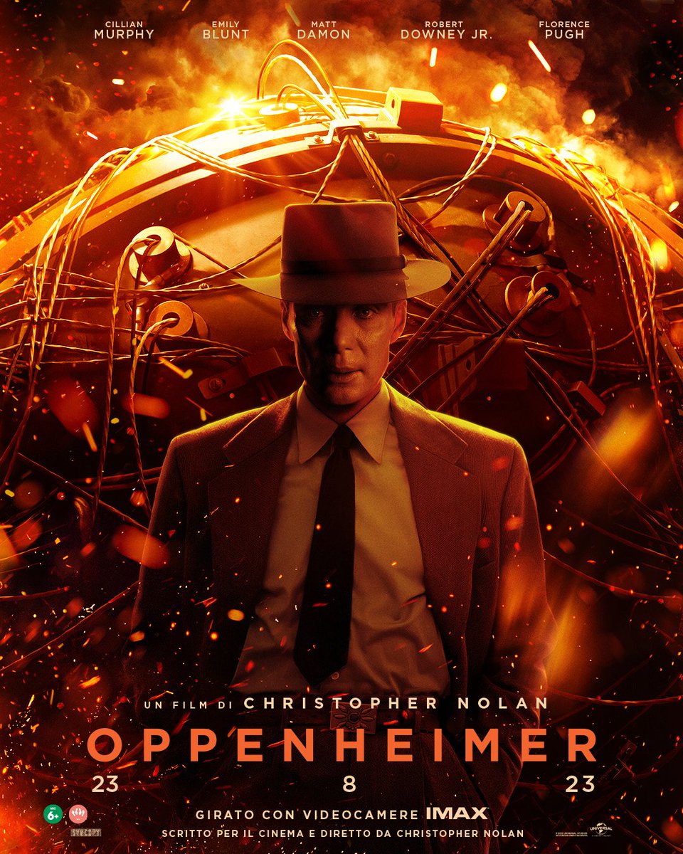 Un film di Christopher Nolan. #OppenheimerIlFilm dal 23 agosto #SoloAlCinema.