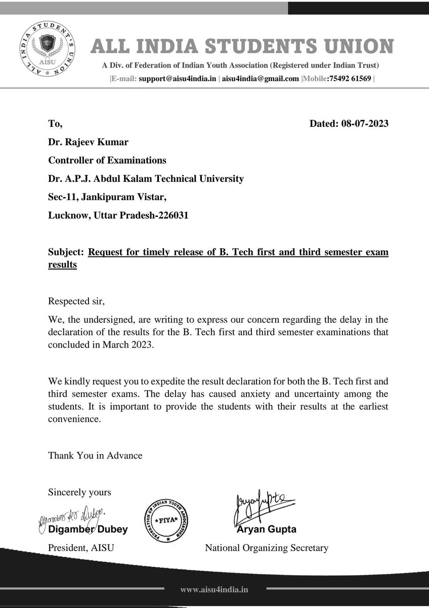 aktuFORstudents's tweet photo. ये #AKTU है जनाब!! यहां कुछ भी समय पर नहीं होता‌। कहने को तो ये Technical University है लेकिन इसको चलाने बाले incompetent लोग Post Exam Work करने वाली एजेंसी तक का चयन नहीं कर पाए हैं।
@akshya_one @erPawanBhadana 
@ErAshishSPatel  @UPGovt @iShashwatV24 https://t.co/PE28kKmY1c
