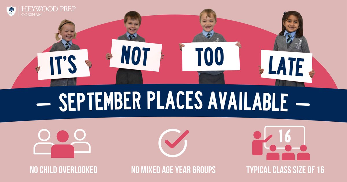 ⭐WE ARE OPEN⭐Lessons may have paused for the summer, but our admissions office is open. Visit us and meet Headmistress Mrs Rebecca Mitchell for a personal tour of the school. We would love to meet you! admissisons@heywoodprep.com #PlacesAvailable #WiltshireSchools #BathSchools