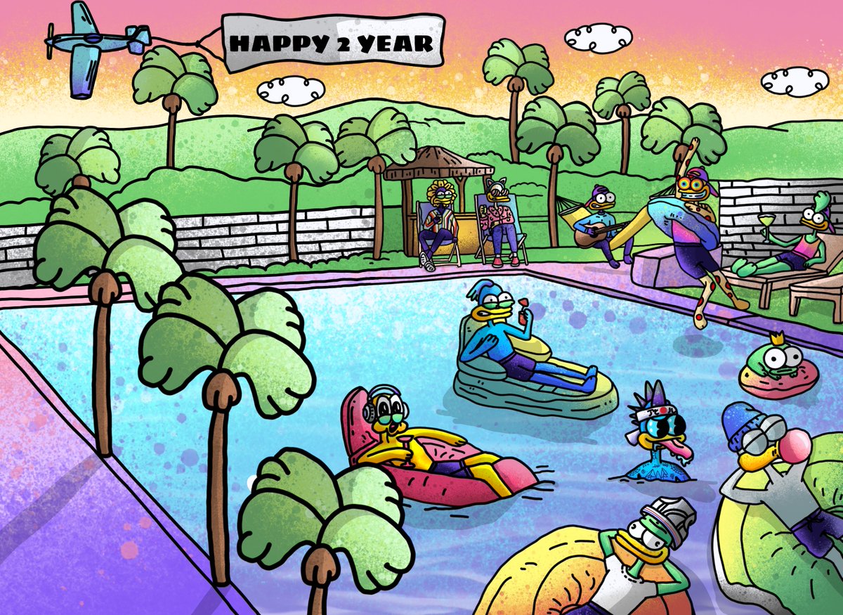 📱 2 years ago today, SupDucks took the internet by storm!

Since then, we've been on a wacky journey of
🌴 Building
🌴 Innovating
🌴 Learning
and Expanding.

🦆 Join us as we kick off an epic week of celebration!
duckgod.supducks.com