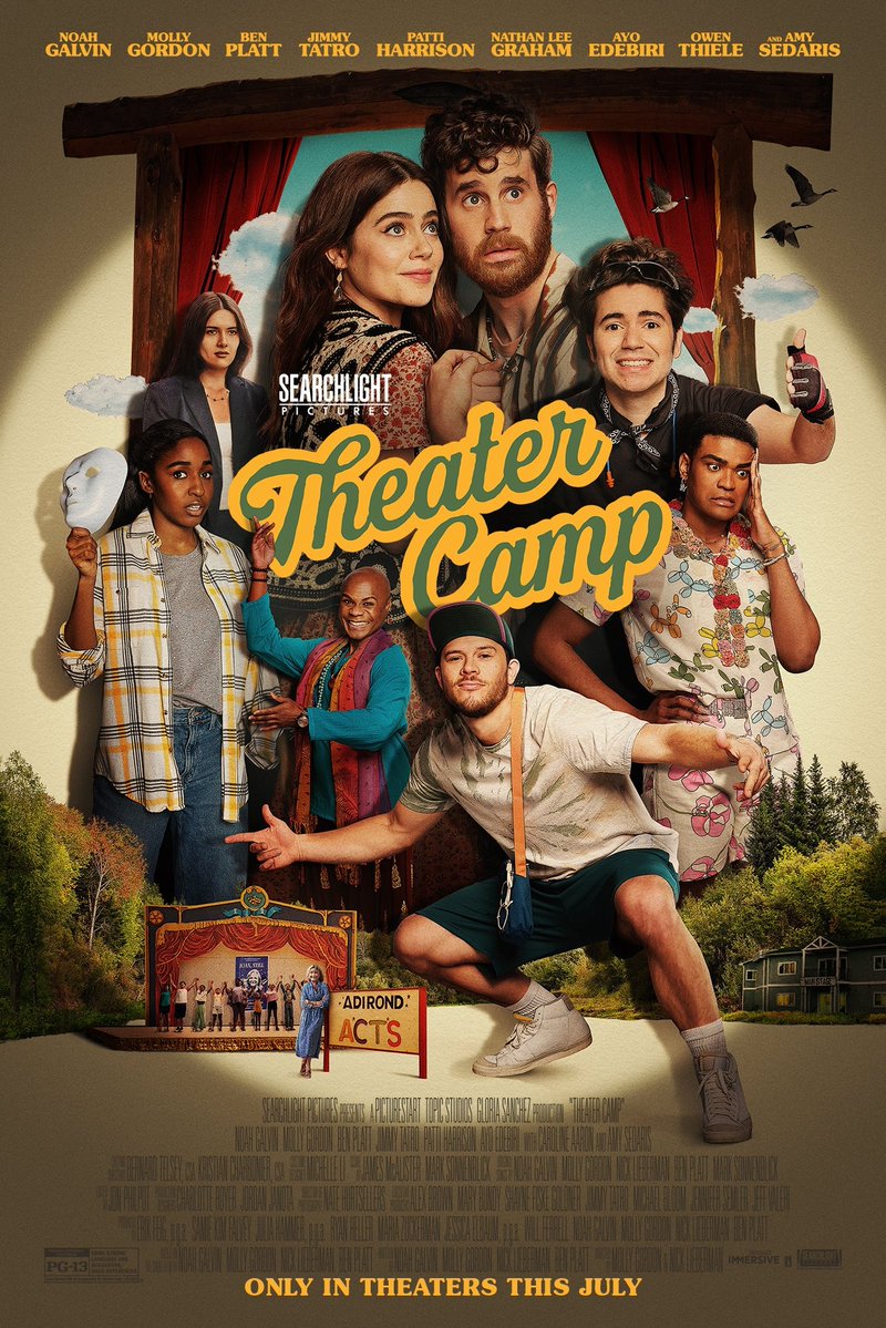 This local production is now coming to a theater near you, #TheaterCamp is out today! Captured by #cinematographer Nate Hurtsellers, serviced by #Panavision New York.