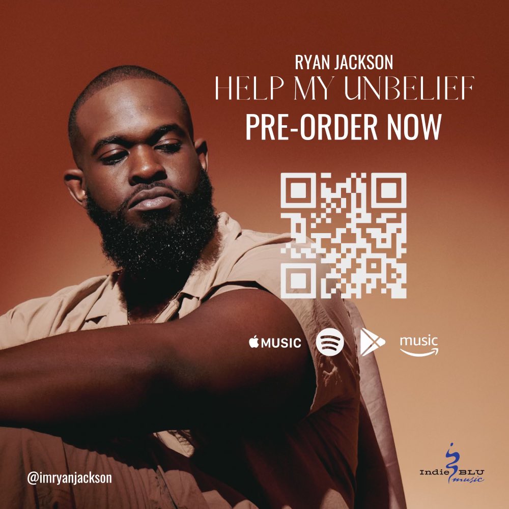 ImRyanJackson's tweet photo. I’m excited to announce my new single “Help My Unbelief” is officially available for pre-order on all digital platforms. The link is below https://t.co/hlBMwWb33b so you don’t have to go far! Thank you again for all of your support!💙 https://t.co/UOQ7u8tEfY