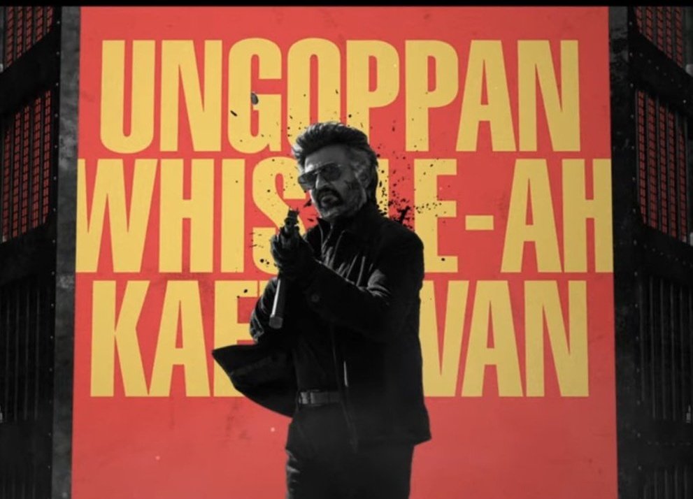 iammoviebuff007's tweet photo. #Jailer - #Hukum - Ungoppan Whistle-ah Ketavan..🤩🔥

Favourite part of the Song..💥 Each &amp; Every line is written for Thalaivar's Persona..⭐Banger Lyrics..👌

Superstar #Rajinikanth | #Nelsondilpkumar https://t.co/lSVLnOKIsn
