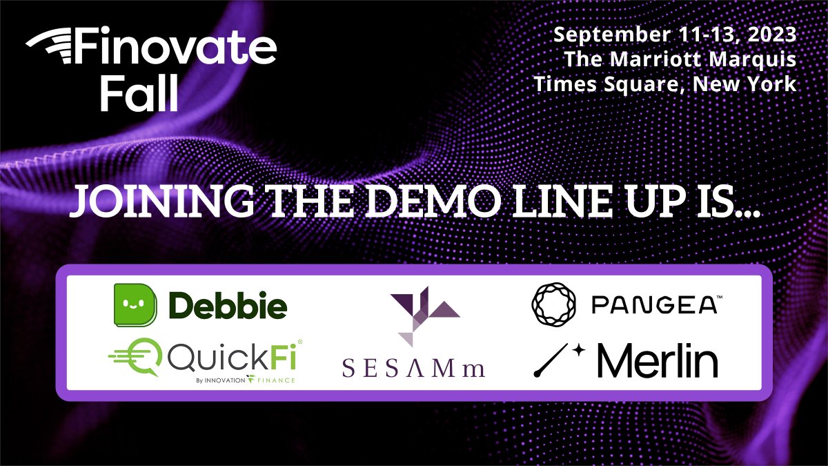 Finovate tweet media