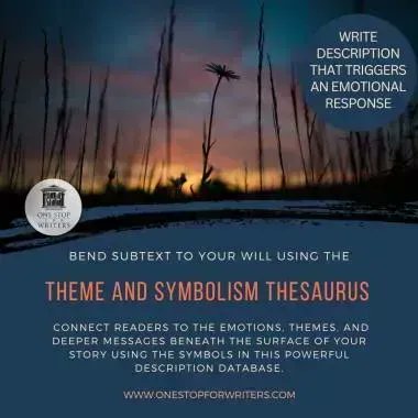 AngelaAckerman's tweet photo. Themes and Symbols Go Together Like Peas and Carrots - WRITERS HELPING WRITERS® https://t.co/4AadmpwoTA #writing #amwriting https://t.co/swAGZ7Uxd3