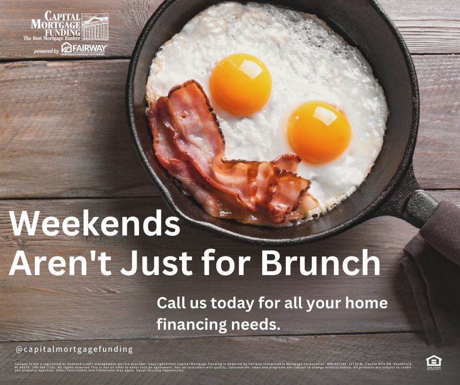 LowRateOnline's tweet image. 🏡📞 Don't let weekends be only about brunch! 🥂 Whether you're a first-time homebuyer or looking to refinance, our team is here to help you make the most of your weekends at home. Give us a call today for all your home financing needs! #HomeOwnership #WeekendFinance