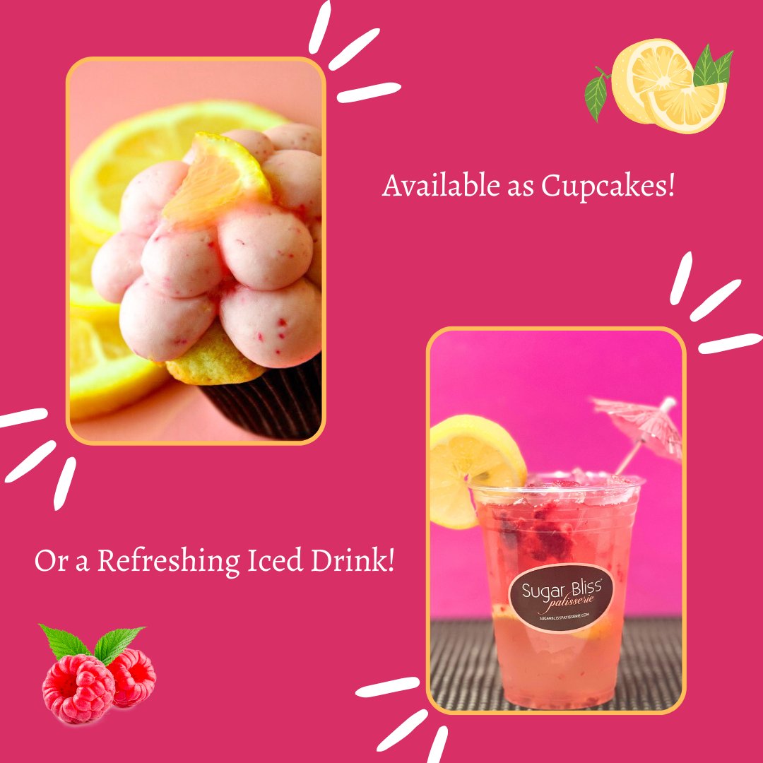 Sugar Bliss (@sugarblisscakes) on Twitter photo When life gives you lemons…make Raspberry Lemonade! 🍋 
#chicago #chicagobakery #sugarblissfix #bakery #smallbusiness #womanowned #chicagoeats #chicagocafe #blissfullysweet #chicagodessert #dessert #summer #chicagoloop #cupcakes #macarons #lemonade When life gives you lemons…make Raspberry Lemonade! 🍋 
#chicago #chicagobakery #sugarblissfix #bakery #smallbusiness #womanowned #chicagoeats #chicagocafe #blissfullysweet #chicagodessert #dessert #summer #chicagoloop #cupcakes #macarons #lemonade