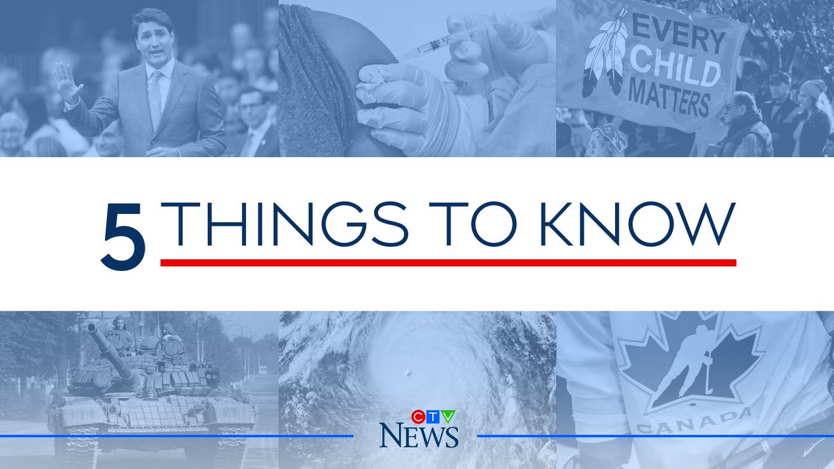 Sign up for CTVNews.ca’s 5 Things to Know newsletter to start your day with the biggest stories: ctvnews.ca/newsletters