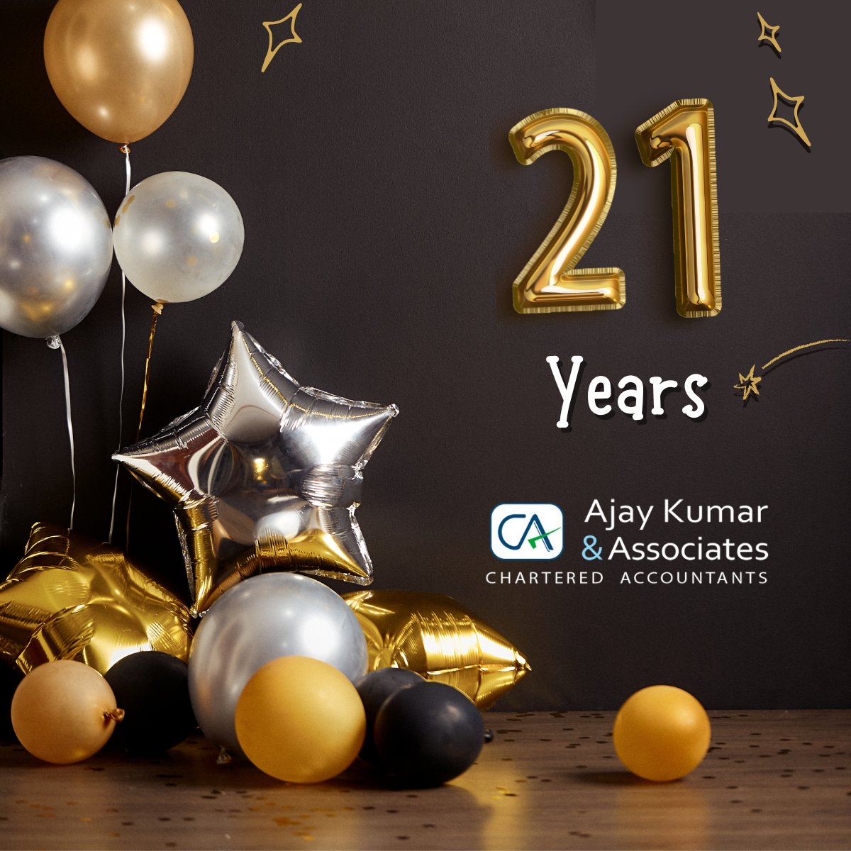 auditics's tweet photo. Yes!! 21 Years of Growth and Success. More Years to Go...

#21stanniversary #anniversary #chartedaccountants #chennai #india https://t.co/DQnhUe9kGJ