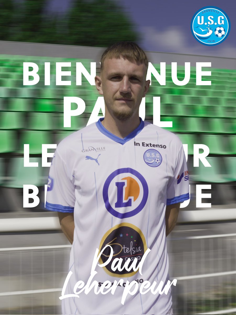 [𝗠𝗘𝗥𝗖𝗔𝗧𝗢] : 𝗣𝗔𝗨𝗟 𝗟𝗘𝗛𝗘𝗥𝗣𝗘𝗨𝗥

🆕 L'Union Sportive Granvillaise est fière et heureuse d'annoncer l'arrivée de Paul Leherpeur dans son effectif pour la saison 2023-2024 !

🛩 Défenseur de 21 ans, Paul arrive en provenance d'Avranches.

🤝 Bienvenue Paul !

#🤍💙