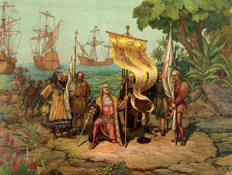 1492
Financed by Spain, Christopher Columbus arrives in the Americas while trying to reach Asia in search of gold. On the island that is now the Dominican Republic and Haiti, he builds the first European military base in the western hemisphere, takes indigenous Arawak people as… https://t.co/ox5RlPTE8K https://t.co/sDO2XkRpVL