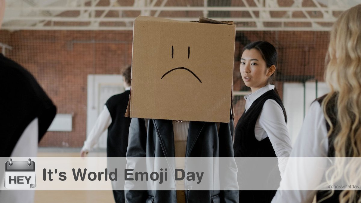 It's World Emoji Day! 
#WorldEmojiDay #EmojiDay #Box