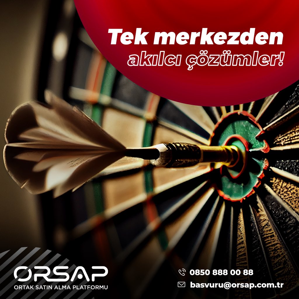 Akılcı çözümlerin adresi: ORSAP!

ORSAP ile avantajlı anlaşmaları daha iyi tedarik koşullarıyla sağlayarak kazancınızı artırabilirsiniz!

#orsap 
#ortaksatinalmaplatformu