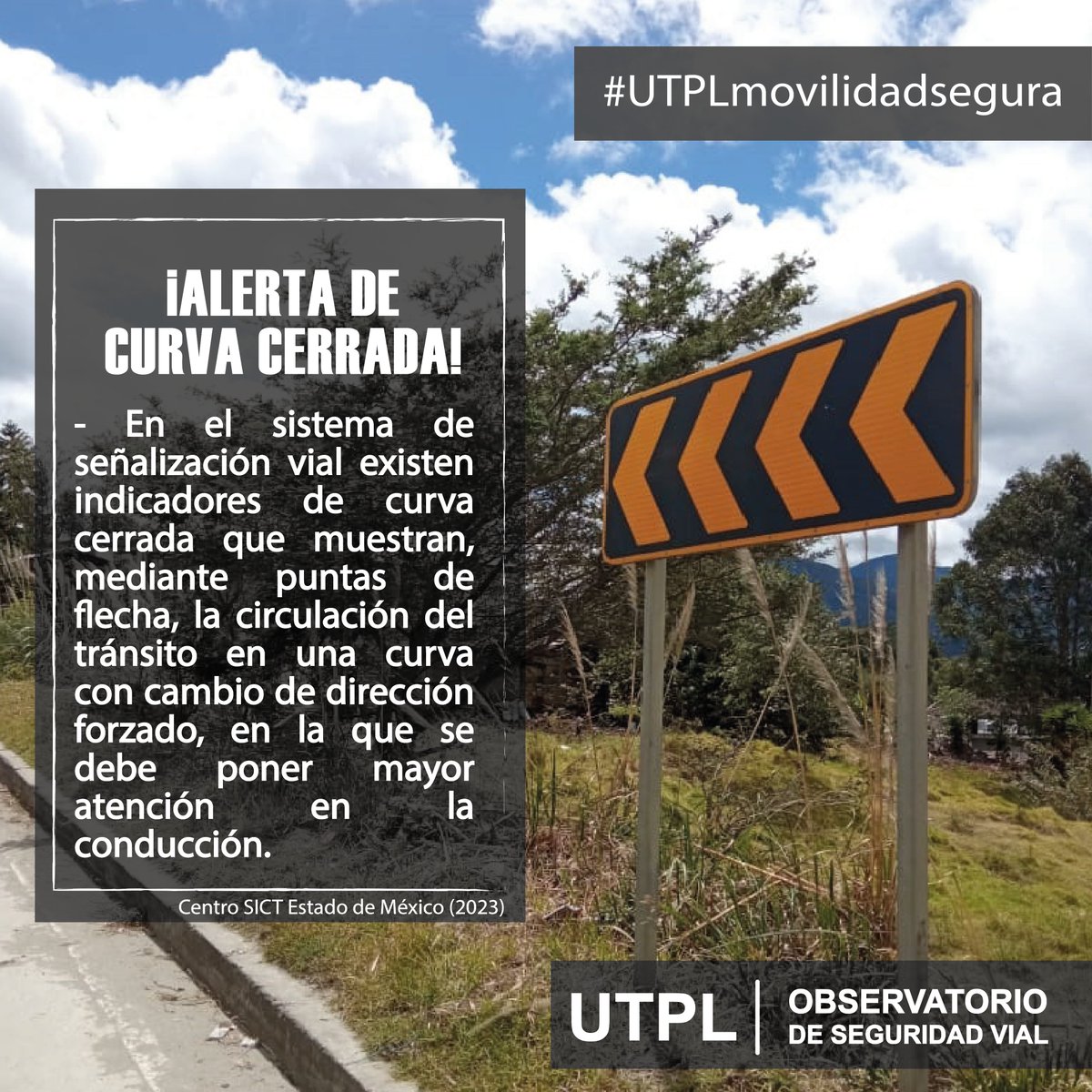 Observatorio de Seguridad vial UTPL tweet media