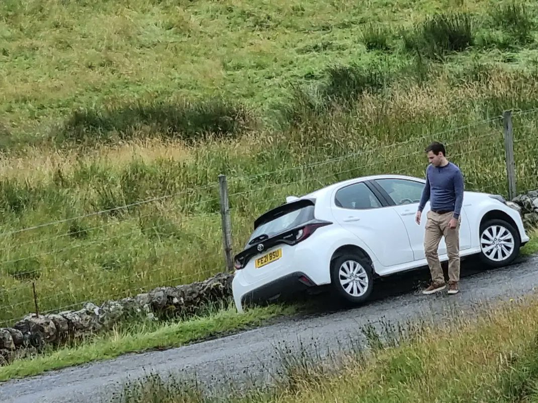 Yet another hire car you'd not want to buy 2nd hand A friends photo from Altnaharra. Why even go onto that bit 🙈