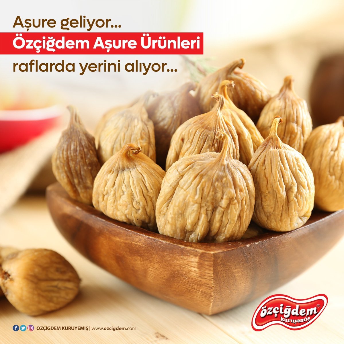 OzcigdemKy's tweet photo. Aşure geliyor...
Özçiğdem Aşure ürünleri raflarda yerini alıyor...
#kuruyemiş #doğadan #sofralara #aşure #incir https://t.co/rDuQFdQl3w