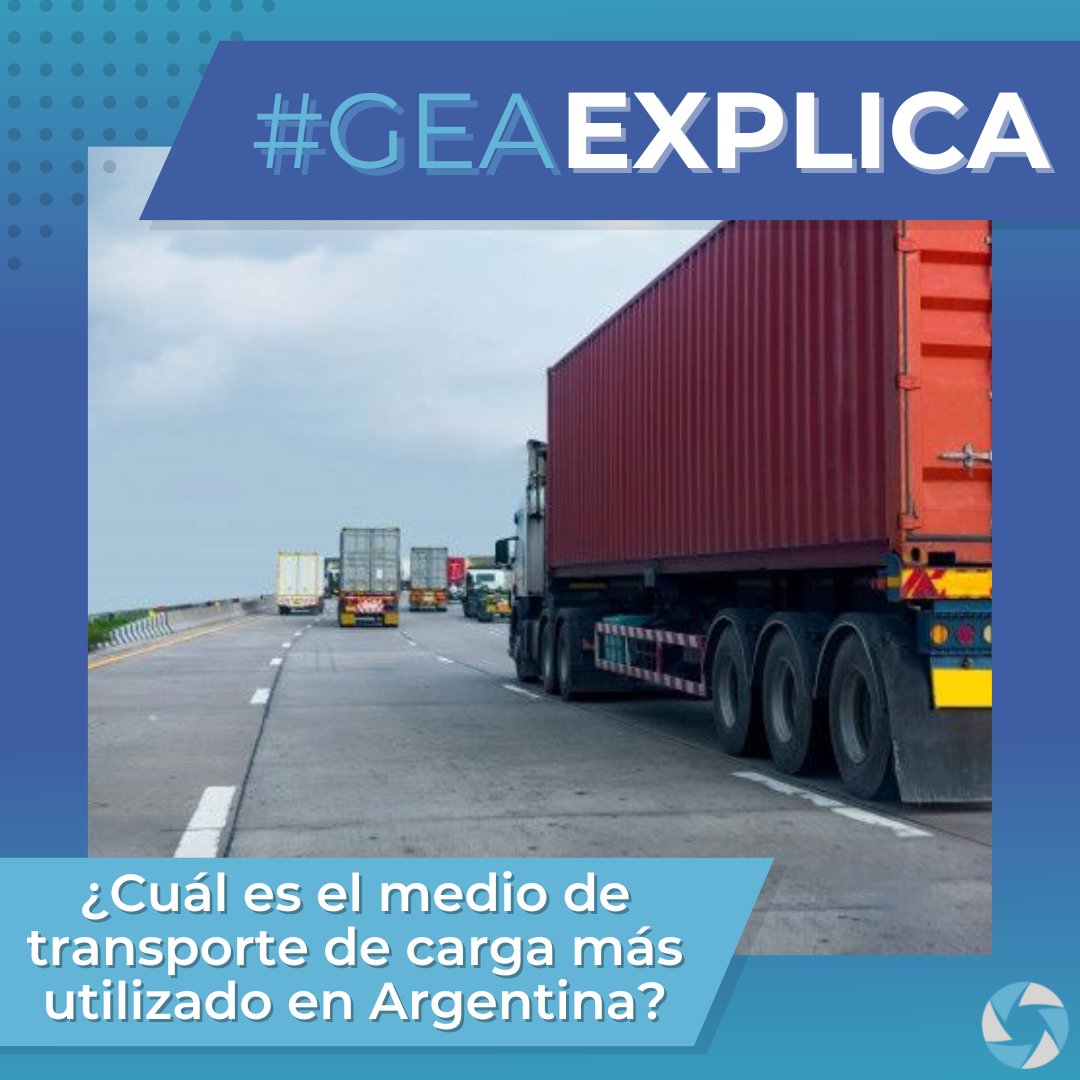 GeaLogistics's tweet photo. ¿Sabías que el medio de transporte de carga más utilizado en Argentina es el camión?

Sí, el 92% del transporte de carga se realiza mediante camiones. Por la versatilidad y eficiencia que ofrecen a través de las rutas y carreteras.

#GEALogistics #HaciendoTuCamino #Transporte https://t.co/HEFM1Fi4fc