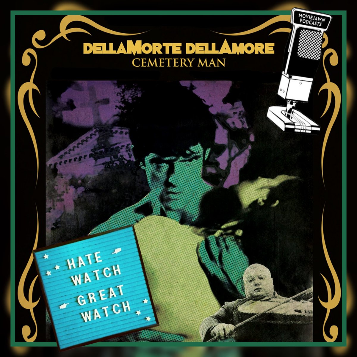 MJPodNetwork's tweet photo. The latest @HWGWpodcast is a birthday celebration! Regular hosts @Dr_H_Bus &amp; @AYakAttack are joined by birthday gal @KTLB to discuss CEMETERY MAN (1994) (a.k.a. DELLAMORTE DELLAMORE). Listen via @MovieJawn or anywhere you get podcasts! https://t.co/9O9rGdrmOU
