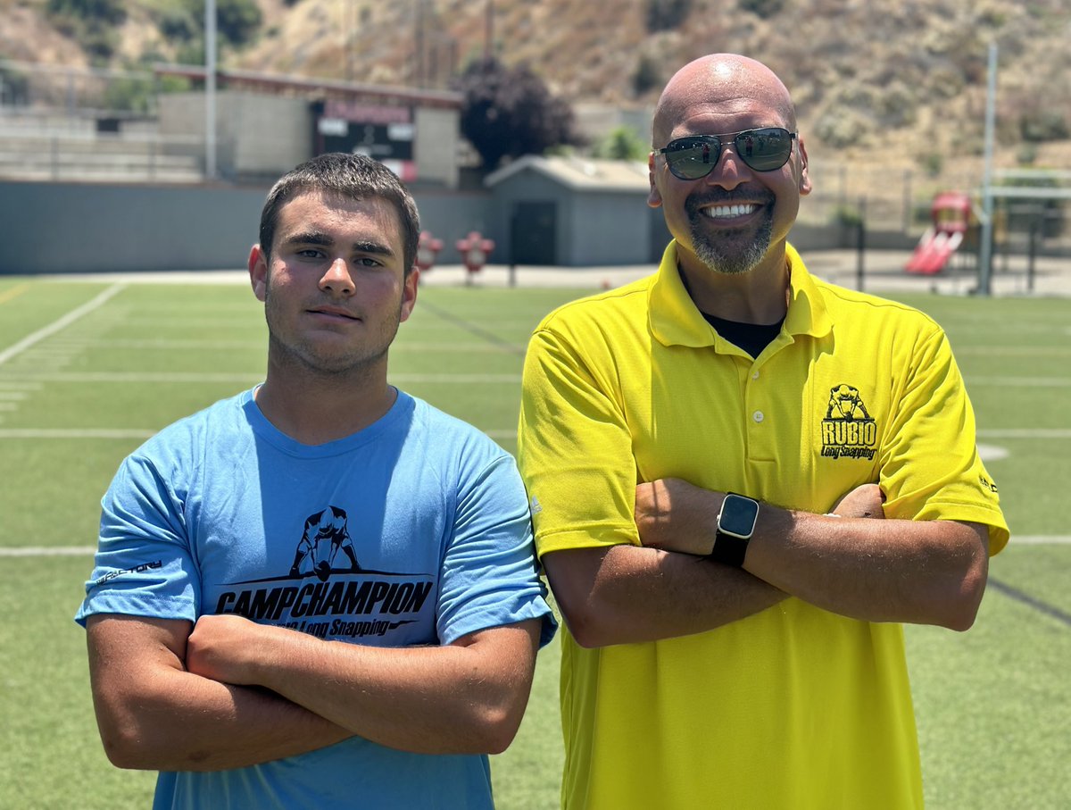 Rubio Long Snapping is proud to announce that Gus Musika (DE, 2024) was the overall winner of the Rising Seniors Camp on July 15-16 in Los Angeles! 
——
#RubioFamily | #TheFactoryJustKeepsOnProducing