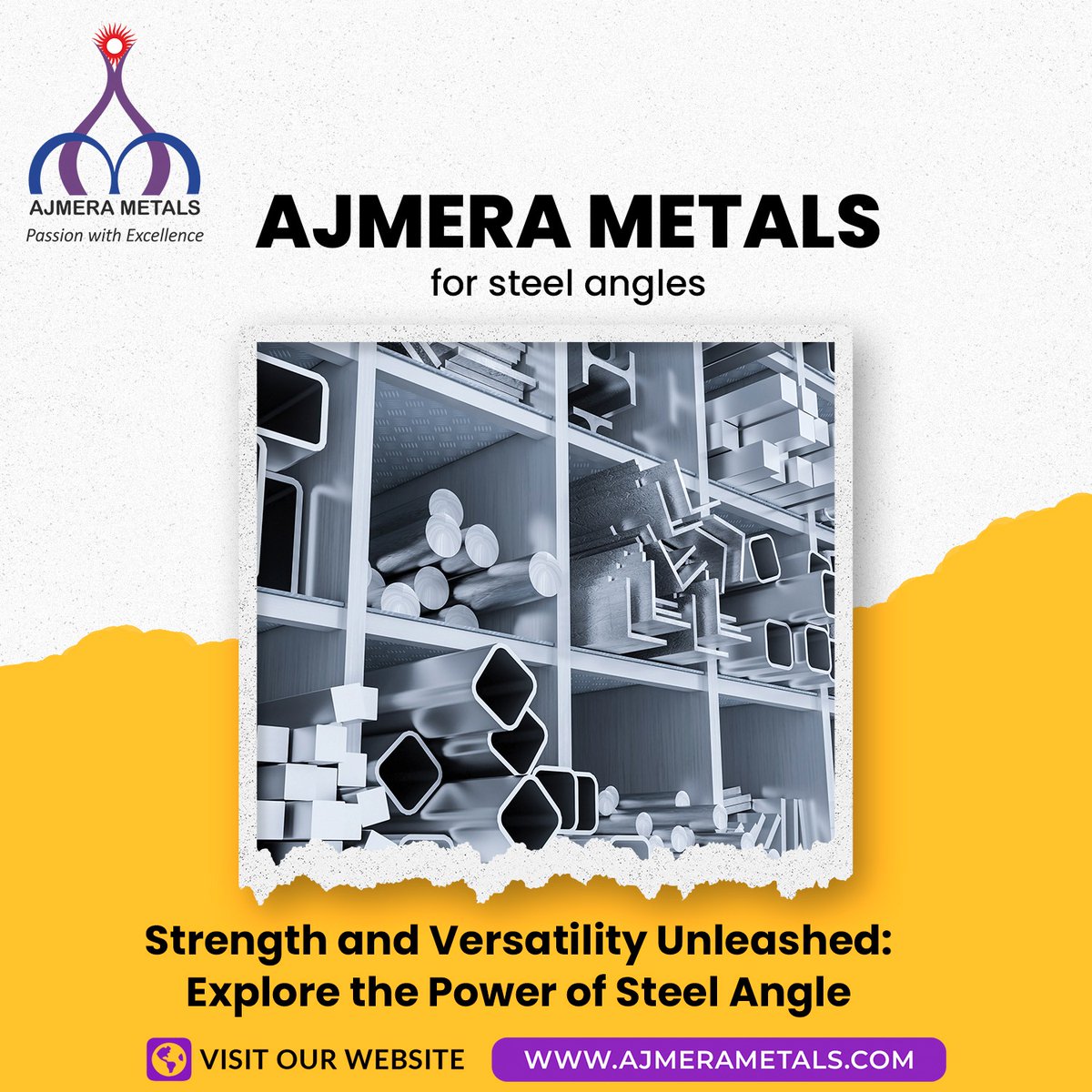 Strength and Versatility Unleashed: Explore the Power of Steel Angle
.
Visit: ajmerametals.com
.
#MetalsSupplier #Elevatoesections #IndustrialMetals #MetalProducts #ajmerametals #MetalSourcing #MetalInventory #MetalStockist #SteelSupplier #AluminumSupplier