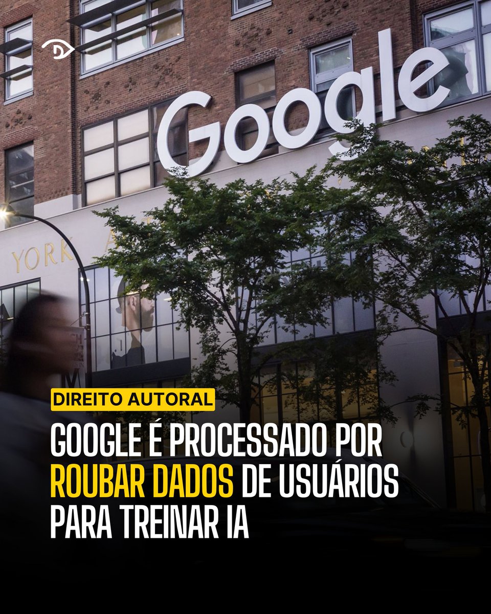 sharedavision's tweet photo. O Google foi atingido por um amplo processo, alegando que a gigante da #tecnologia extraiu dados de milhões de usuários sem o consentimento deles e violou as leis de direitos autorais para treinar seus produtos de inteligência artificial (IA)

https://t.co/8IRQ9FvErp. https://t.co/Fllcv5NYHk