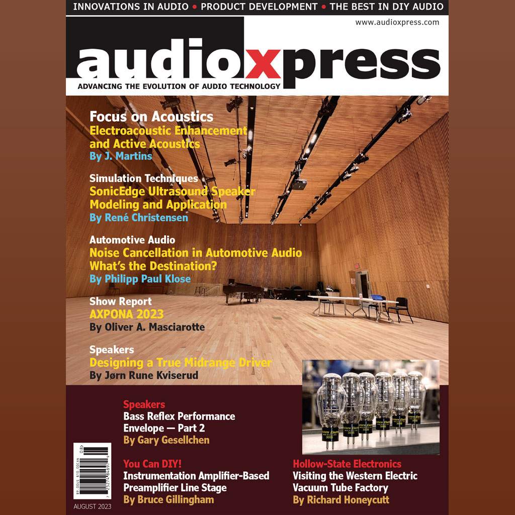 enjoythemusic's tweet photo. audioXpress' August 2023 Issue
https://t.co/2IZzBtWh2O

#audioXpress #AXPONA2023 #HomeAudio #SonicEdge #NoiseCancellation #AutomotiveAudio #BassReflex #Amplifier #Preamplifier #LineStage #PowerTransformer #Electroacoustic #Acoustics #WesternElectric #VacuumTube #EnjoyTheMusic https://t.co/mrCOcuqeZ4