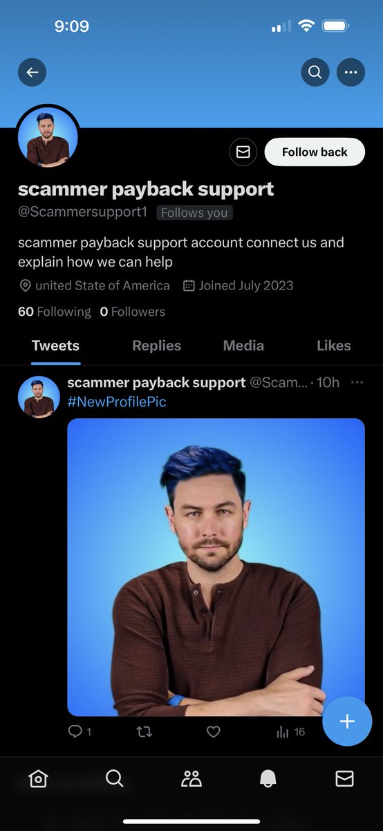 Pierogi on Twitter "This is a fake account. Report it scammersupport1"